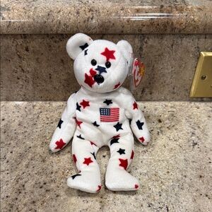 Ty Beanie Baby American flag glory